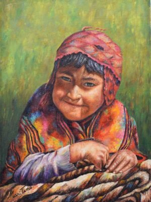 Oil Painting - PASTORITA (Sherpherd)